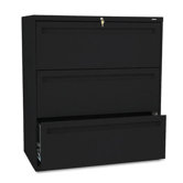 700 Series Three-Drawer Lateral File, 36W X 19-1/4D