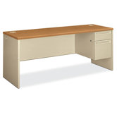38000 Series Single Pedestal Credenza Desk