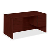 10500 Series Double Pedestal Desk with Hutch