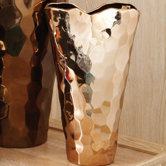 Bronze Nugget Small Vase
