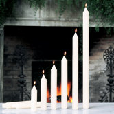 Unscented Taper Candles (Set of 4)