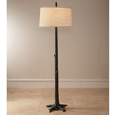 Faux Bois 1 Light Floor Lamp