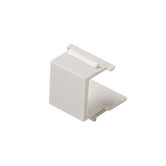 Blank RJ45 Wall Plate Insert (Set of 10)