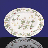 Wild Strawberry 13.75" Oval Platter