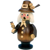Natural Wood Birdwatcher Incense Burner
