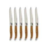 6 Piece Laguiole Stainless Steel Steak Knife Set