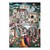Large Bethlehem Advent Calendar with Bible Verses