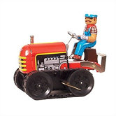 Tin Tractor Toy