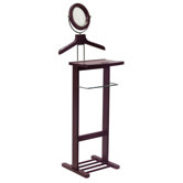 Valet Stand with Mirror
