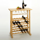 Basics 24 Bottle Wine Rack