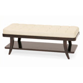 Wilshire Boulevard Wooden Bench