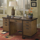 Geo Deluxe Pedestal Computer Desk