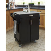 Kitchen Cart with Marble Top