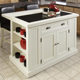 Nantucket Kitchen Island with Granite Top
