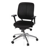 B&uuml;rostuhl / Chefsessel tiefenverstellbar "Cardiff Pro" mit Armlehnen