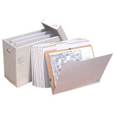 Vertical Flat File Storage System (Set of 10)