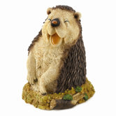 Laughing Hedgehog Garden Figurine