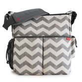Duo On-the-Go Chevron Diaper Bag
