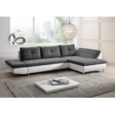 2-er Sofa "Comodita" mit Longchair und Armteilfunktion