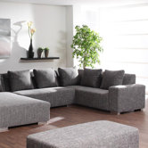 3-er Sofa "Casa" mit Ottoman