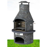 Rondo Masonary BBQ with Rotisserie in Dark Slate