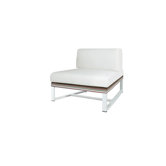 Stripe Sectional Seat with Cushion