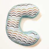 Puppy Pal Boy Letter Pillow "C"