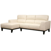 Cadbury Leather Sectional