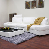 Baxton Studio Midori Leather Modular Sectional