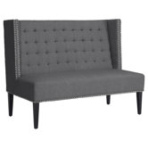Baxton Studio Owstynn Banquette Bench