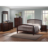 Baxton Studio Slat 5 Piece Bedroom Collection
