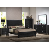 Baxton Studio Panel 5 Piece Bedroom Collection