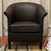 Baxton Studio Leather Chair