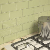 Subway 6" x 3" Tile in Light Olive