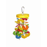 Hanging Wood Wafers on Rope
