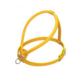 Fashion Leather Dog Harness in Yellow