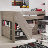 Mittelhohes Bett "Hangun"