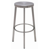 Industry Bar Stool in Silver