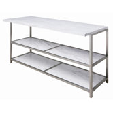 Bianco Bar Table in White