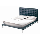 Bentley Naugahyde Platform Bed