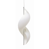 Twirl Pendant Lamp in White