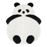 Crochet Panda Kids Rug