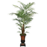 Realistic Areca Palm Tree in Decorative Planter