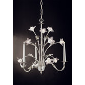 Glass Daffodil 12 Light Mini Chandelier