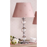 Vosges Table Lamp with Lucille Shade in Chrome