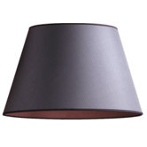 Stephanie Barrel Clip Shade in Charcoal / Cherry