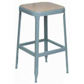 Stool with Adjustable Leg Extensions and Footrest