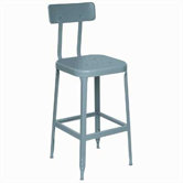 Stool with Steel Back