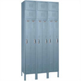 Two Person Locker - 3 Sections (Unassembled)