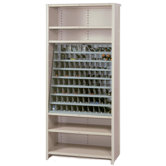 Sloping Front Unit: 37 1/4" H x 34 1/4" W x 17 1/2" D